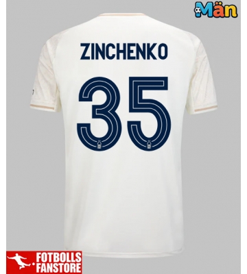 Nottingham Forest Oleksandr Zinchenko #35 Bortatröja 2025-26 Kortärmad